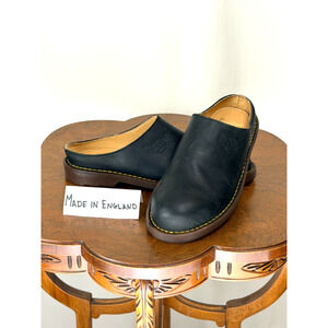 Dr. Martens Black Leather MIE England Mule UK Men's 8 US Mens 9 Womens 10 #0107